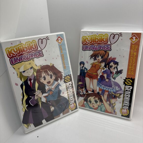 Lot of 2 Kujibiki Unbalance New DVD  Vol 2 3 Japanese Anime - Sealed New - Picture 1 of 10